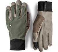 Salewa Ortles Durastretch Handschuhe grau grün schwarz - XS