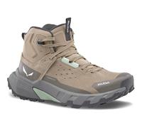 Salewa Pedroc 2 Leather Mid Powertex Damen Stiefel beige grau pastellblau - 38.5