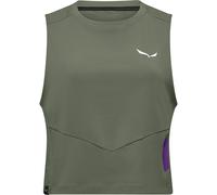 Salewa - Women's Pedroc Dry Light Tank - Tank Top, Gr. L 40, oliv (FadedGreen)