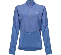 Salewa Pedroc Dry Wind Half Zip Damen Longsleeves blau Größe XL Trekking Elastisch