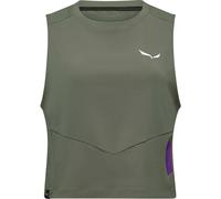 Salewa - Ultraleichtes und atmungsaktives Tanktop für Wanderungen - Damen / Frauen - Pedroc Dry Light Tank W Faded Green - Pedroc Dry Grün S