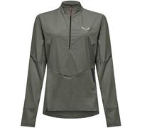 Salewa Pedroc Dry'ton Wind Half Zip Damen Funktionsshirt (Grün 36 Größe) Funktionsunterhemden