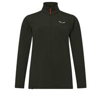 Salewa - Women's Puez Cammino PL Half Zip Jacket - Fleecepullover, Gr. XL 42, schwarz/oliv (DarkOlive)
