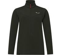 Salewa - Women's Puez Cammino PL Half Zip Jacket - Fleecepullover, Gr. XS 34, schwarz/oliv (DarkOlive)