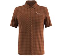 Salewa Puez Dry M S/S - Kurzarmhemd - Herren 54 Dark Brown