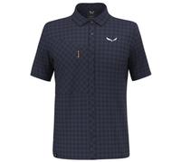 Salewa Puez Dry Short Sleeve Shirt Men, Navy Blazer, L