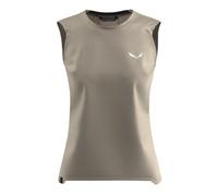 Salewa - Women's Puez Alpine Merino Hybrid Tank Top, Gr. M 38, beige/grau (Quicksand)