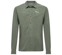 Salewa - Puez L/S Shirt - Hemd, Gr. L 50, oliv (FadedGreen)