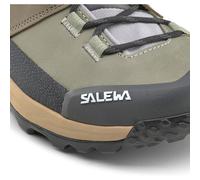 SALEWA Puez Leather Mid Ptx W - Damen - Beige / Grau - Größe 38 1/2- Modell 2026