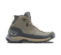 Salewa Puez Leather Mid Powertex Wanderschuhe grün/grau/braun/beige - 44.5