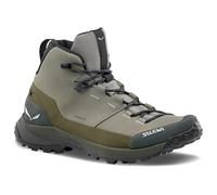 Salewa Herren Wanderschuhe Puez Leather Mid Powertex – Leder – Shadow/Dark Olive 9,5 (5136)