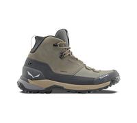 Salewa Puez Leather Mid Powertex Wanderschuhe grün/grau/braun/beige - 48.5
