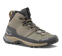 Salewa Wanderschuhe Puez Leather Mid Powertex (Trekking, Nubukleder, wasserdicht) bunge cord braun/onyx Damen, Größe Euro (US) 41 (9,5)