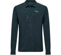 Salewa Puez LS Herren Hemden blau Größe M Trekking Schnell trocknend