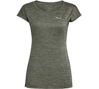 Salewa Puez Melange Dry Damen T-Shirt chromgrün - 44