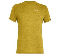 Salewa Kurzärmeliges T-shirt Für Männer Mann Puez Melange Dry M S/s Tee Gelb Größe 3XL