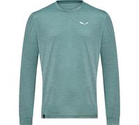 Salewa Puez Melange Dry Herren Longsleeves tuerkis Größe M Trekking Elastisch