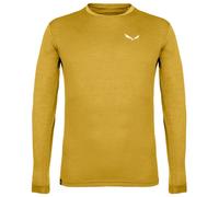 Salewa - Puez Melange Dry L/S Tee - Funktionsshirt, Gr. 3XL, gelb (OliveOilMelange)