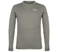 Salewa - Puez Melange Dry L/S Tee - Funktionsshirt, Gr. 3XL, grau (FadedGreenMelange)