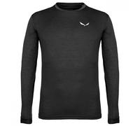 Salewa - Puez Melange Dry L/S Tee - Funktionsshirt, Gr. M, schwarz (BlackOutMelangeII)
