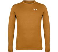 Salewa Puez Melange Dry Long Sleeve Tee Men, golden Brown Melange, M