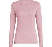 Salewa Puez Melange Dry’ Long Sleeve Tee Women, Zephyr Melange, S