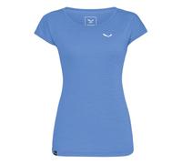 Salewa - Women's Puez Melange Dry S/S Tee - T-Shirt, Gr. XS 34, blau (MorningBlueMelange)