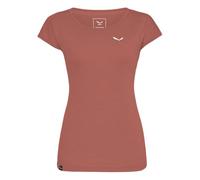 Salewa Puez Melange Dryton Kurzarm-t-shirt 2XL Etruscan Red Melange