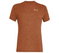 Salewa - Puez Melange Dry S/S Tee - T-Shirt, Gr. 4XL 58, braun (BombayBrownMelange)