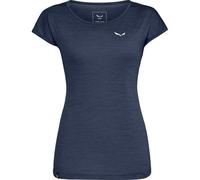 Salewa Damen-T-Shirt Puez Melange Dry Dunkelblau Größe 38