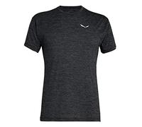 Salewa Puez Melange Dry T-Shirt schwarz/Logo weiß - M