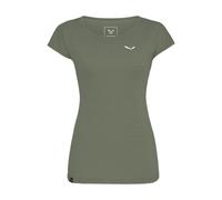 Salewa Puez Melange Dry Damen T-Shirt chromgrün - 44