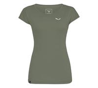 Salewa Puez Melange Dry Damen T-Shirt chromgrün - 40