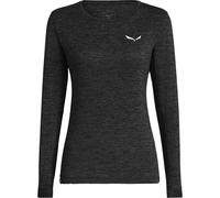 Salewa Puez Melange Dry'ton W Long Sleeve Tee black out melange (0911) 46