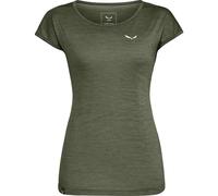 Salewa Puez Melange Dry'ton W Short Sleeve Tee dark olive melange (5286) 32
