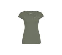Salewa Puez Melange Dry'ton W Short Sleeve Tee faded green melange (5A56) 40