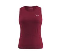 Salewa - Women's Puez Sporty Dry Tank - Tank Top, Gr. S 34, rot (Syrah)