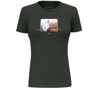 Salewa - Pure Design Dry T-Shirt Damen Grün (Gr.38)