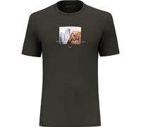 Salewa Pure Design Dry T-Shirt Men, Dark Olive, L