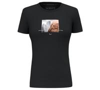 Salewa Pure Design Dry T-Shirt Women, Black Out, XXS