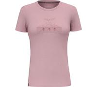 Salewa Sport-Shirt Pure Love Dolomites Merino (4-Wege-Stretch, geruchsneutralsierend) pink Damen, Größe 46/40