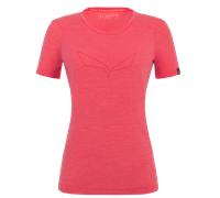 Salewa Pure Eagle AMR Seamless Damen T-Shirt calypso coral 42