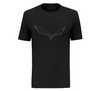 Salewa Pure Eagle Frame Dry T-Shirt Men, Black Out, S