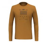 Salewa Pure Space Game Merino Tee 50/L golden brown