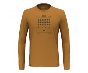 Salewa Pure Space Game Merino Tee 52/XL golden brown
