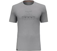 SALEWA PURE SPACE SHEEP MERINO T-SHIRT HERREN, alloy - XL