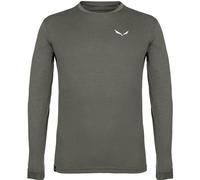 Salewa Herren Langarm-T-Shirt Puez Melange Dry L Faded Green Melange 1er Pack