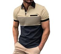 Salewa Shirt Herren Poloshirts Herren Kurzarm Atmungsaktives Schnelltrocknend Poloshirts Für Herren Sommer Casual Mode Shirt Sommer Bequemes Knopfleiste T-Shirts Herren Colour B Black Week Angebote