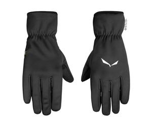 Salewa Softshellhandschuhe Ws Finger (wasserabweisendem, winddichtem und atmungsaktivem) schwarz, Größe XXL