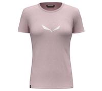 Salewa Solidlogo Dri-Release Damen T-Shirt hellrosa - 42